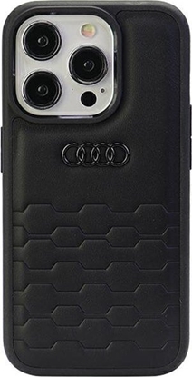 Picture of Audi Audi GT Synthetic Leather iPhone 15 Pro Max 6.7" czarny/black hardcase AU-TPUPCIP15PM-GT/D2-BK NoSize
