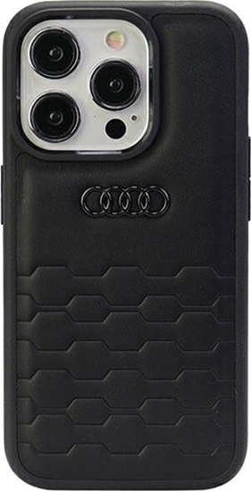Picture of Audi Audi GT Synthetic Leather iPhone 15 Pro Max 6.7" czarny/black hardcase AU-TPUPCIP15PM-GT/D2-BK NoSize