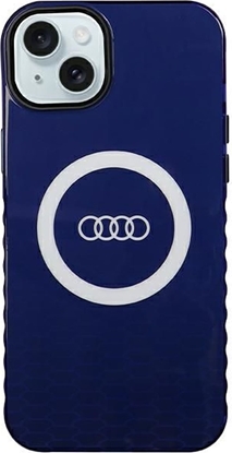 Attēls no Audi Audi IML Big Logo MagSafe Case iPhone 15 Plus / 14 Plus 6.7" niebieski/navy blue hardcase AU-IMLMIP15M-Q5/D2-BE