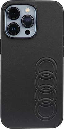 Изображение Audi Audi Synthetic Leather iPhone 13 Pro / 13 6.1" czarny/black hardcase AU-TPUPCIP13P-TT/D1-BK