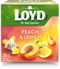 Picture of Augļu tēja LOYD ar persiku un citronu garšu, 20 x 2g