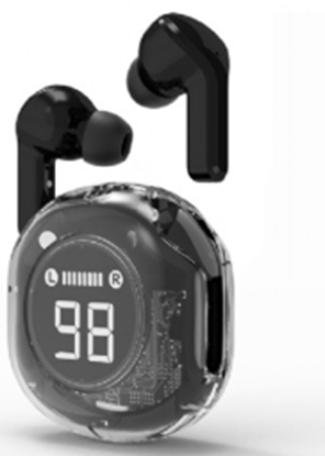 Attēls no Austiņas Gembird Transparent TWS in-ears Black
