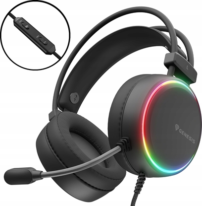 Picture of Austiņas Genesis Neon 613 G2 RGB Black