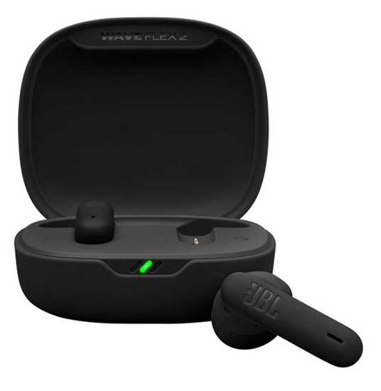Picture of Austiņas JBL Wave Flex 2 Black Wireless Noise-Cancelling