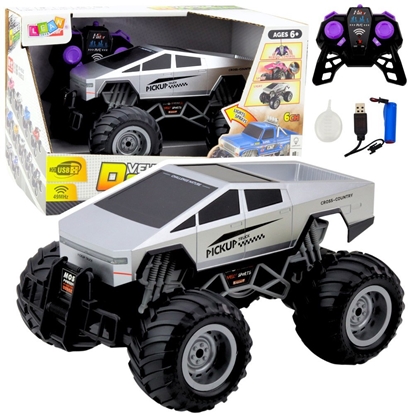 Picture of Auto Terenowe Off-Road RC Zdalnie Sterowane Srebrne 1:16 LEAN Toys