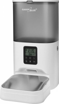 Picture of Automatyczny podajnik karmy dla zwierząt GB393 6L, USB 5V1A Biały