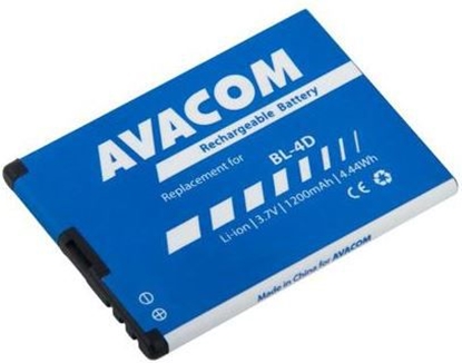 Attēls no AVACOM BATTERY FOR MOBILE PHONE NOKIA E7, N8 LI-ION 3,7V 1200MAH (REPLACEMENT BL-4D)