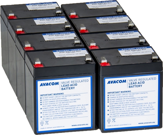 Picture of AVACOM BATTERY KIT FOR RENOVATION RBC43 (8PCS OF BATTERIES)