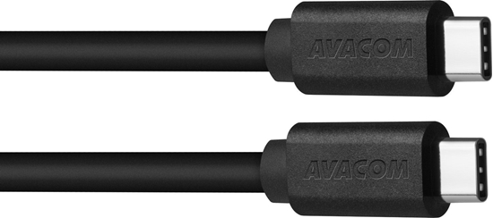 Picture of AVACOM DATA AND CHARGING CABLE USB TYPE-C - USB TYPE-C, 40CM, BLACK