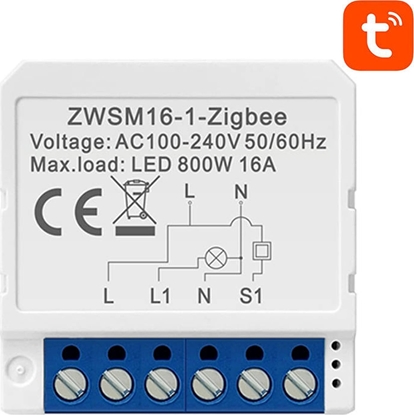 Attēls no Avatto ZigBee ZWSM16-W1 Smart Switch
