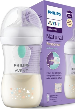 Picture of Avent AVENT SCY673/82-RESPONSYWNA BUTELKA NATURAL 260ML MI AIR FREE