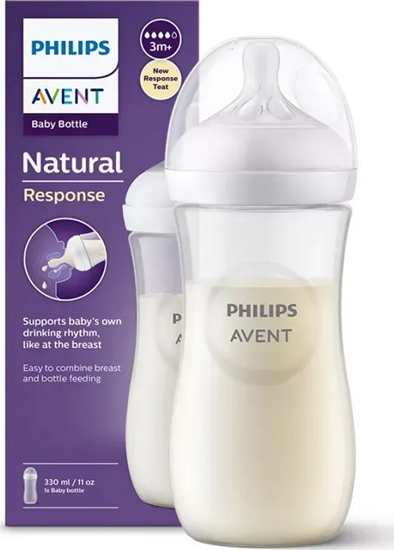 Изображение Avent AVENT SCY906/01-RESPONSYWNA BUTELKA NATURAL 330ML
