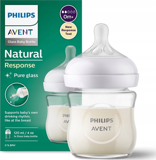 Picture of Avent AVENT SCY930/01-RESPONSYWNA BUTELKA NATURAL SZKLANA 120ML