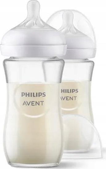 Изображение Avent SCY933/02 BUTELKA SZKLANA RESPONSYWNA NATURAL 2x240ml