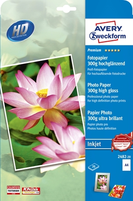 Attēls no Avery Zweckform Papier fotograficzny do drukarek atramentowych 300g/m2
