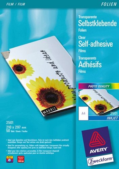 Изображение Avery Zweckform Powlekana folia samoprzylepna ZF 2500