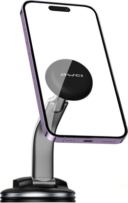 Attēls no Awei Uchwyt samochodowy Awei X45 magnetyczny do szyby lub kokpitu - czarny