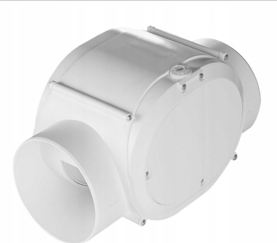 Picture of AWENTA Wentylator kanaowy turbinowy Awenta VTR100DT fi100mm 42/70m3/h 12/22,5W 230V z wycznikiem czasowym biay