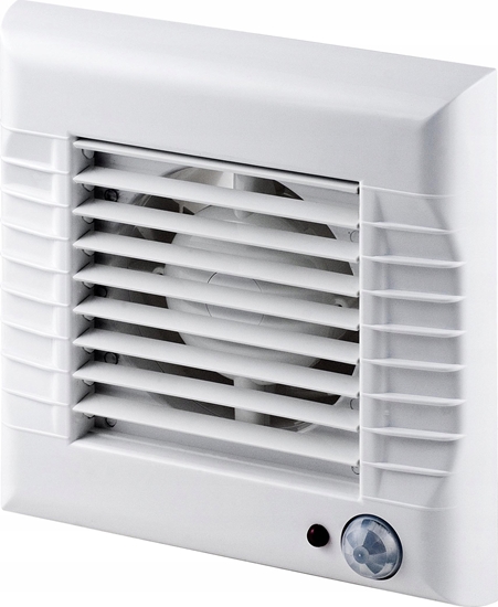 Picture of AWENTA Wentylator azienkowy wycigowy A-MATIC Awenta WM100R fi100mm 98m3/h 10W 230V z automatyczn aluzj biay