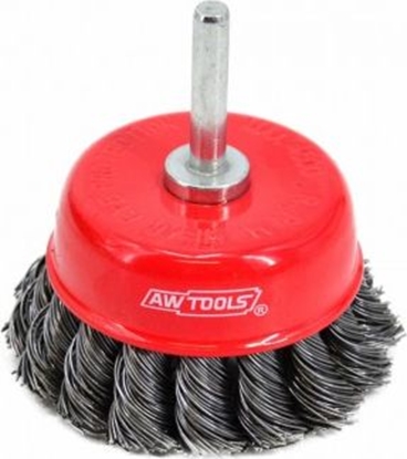 Picture of AWTools szczotka doczoowa trzpieniowa skrcana 75mm (AW55163)