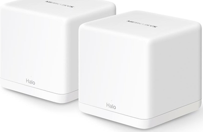 Picture of Wireless Router|MERCUSYS|Wireless Access Point / Router|2-pack|1500 Mbps|Mesh|IEEE 802.3ac|IEEE 802.11a|IEEE 802.11b|IEEE 802.11g|IEEE 802.11n|IEEE 802.11ax|2x10/100/1000M|LAN \ WAN ports 3|HALOH60X(2-PACK)