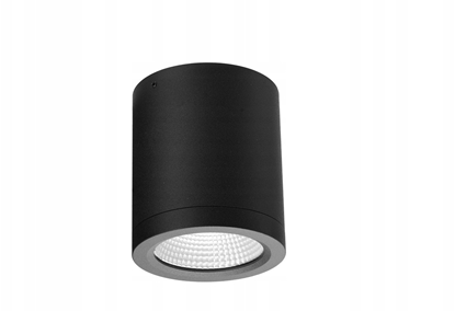 Изображение Azzardo Conyon AZ6027 plafon lampa sufitowa spot IP54 1x15W LED 3000-4000-6000K 900 lm czarny