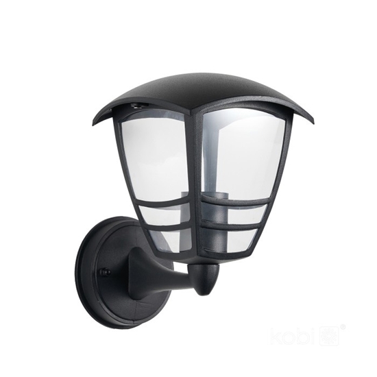 Picture of Ā.lampa TEVIO KG E27 melna IP54