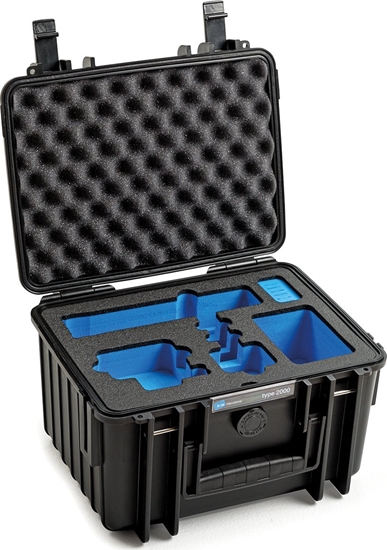 Picture of Walizka foto B&W International B&W GoPro Case Type 2000 B black with GoPro 9 Inlay