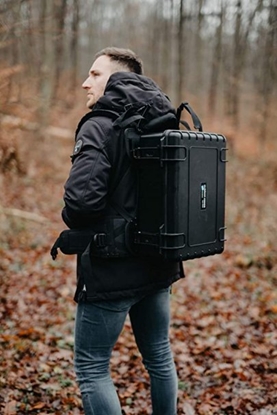 Picture of B&W Outdoor Case Type 5000 yellow with partition insert