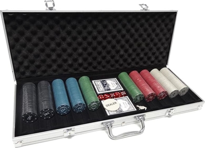 Изображение B10 ZESTAW DO GRY W POKERA 500 ETONÓW