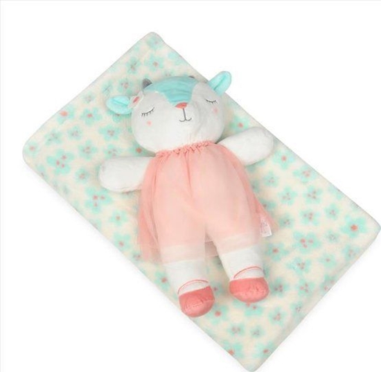 Picture of BabyMatex Kocyk 75/100 David z maskotk Owieczk uniwersalny