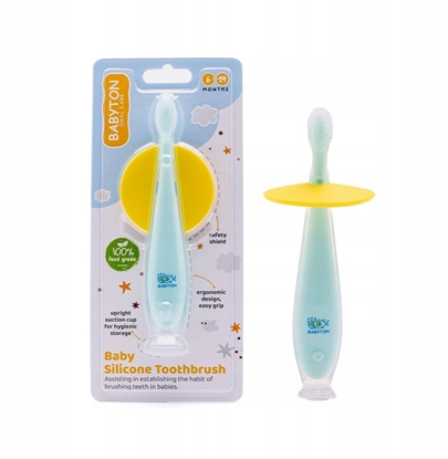 Picture of Babyton, Silikonowa szczoteczka do zbów dla niemowlt, 6-24m