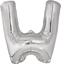 Attēls no Balon foliowy litera W srebrna 79x86cm