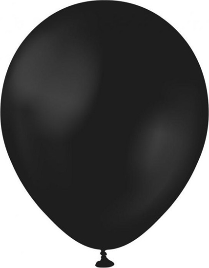 Изображение Balony Beauty&Charm pastelowe czarne 13cm 20szt