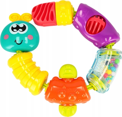 Attēls no BamBam BAM BAM GRZECHOTKA GASIENICA TECZA 18X24X6 WB 12