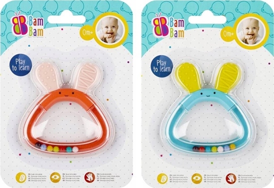 Picture of BamBam BAM BAM GRZECHOTKA ZAJACZEK 13X18 B/C 36/72