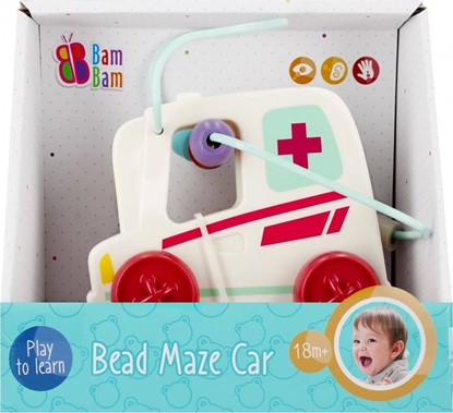 Attēls no BamBam BAM BAM POJAZD LABIRYNT AMBULANS 0/60