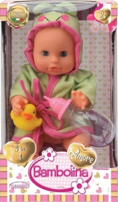 Picture of Bambolina - Lalka sikajca 33 cm z kaczuszk i butelk