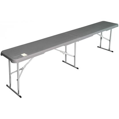 Attēls no Banketu ēdināšanas sols 183x28x43cm pelēks