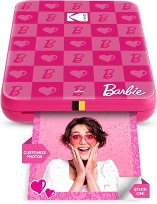 Attēls no Barbie x Kodak STEP Slim Instant Mobile Photo printer Colour ZINK 2x3'' 1ppm, Bluetooth, Pink