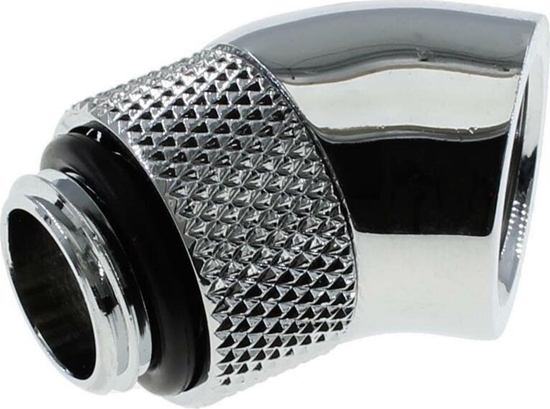 Изображение Barrow Barrow Adapter 45 Grad G1/4 Zoll AG auf G1/4 Zoll IG - drehbar, silber