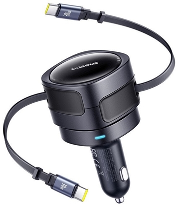 Picture of Baseus Enjoyment Max 2x USB-C Cables Car Charger 60W