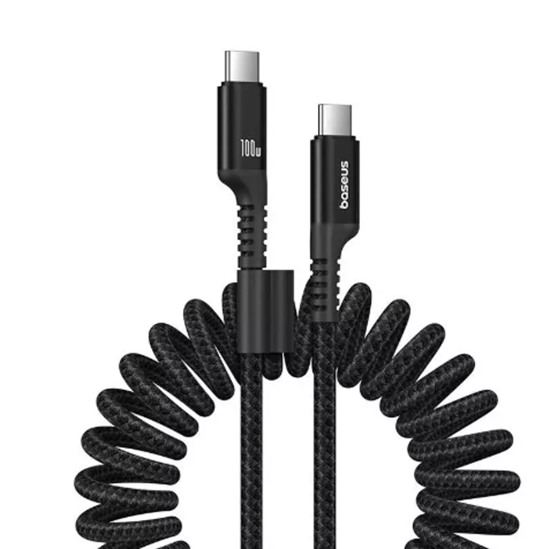 Picture of Baseus Fish-Eye Data Cable USB-C to USB-C 100W 1m Black