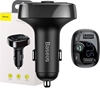 Picture of Baseus Bluetooth transmitter / car charger Baseus S-09A (Overseas Edition) - black