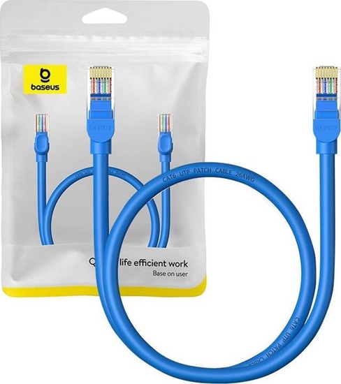 Picture of Baseus Kabel sieciowy Ethernet RJ45, Cat.6, 0,5m (niebieski)