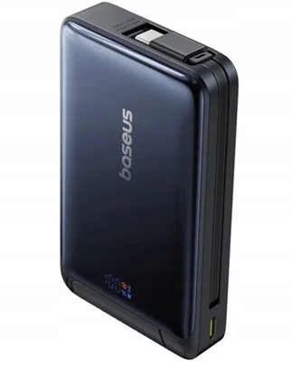 Attēls no Baseus Nomos Qi2 USB-C 10000mAh 45W czarny