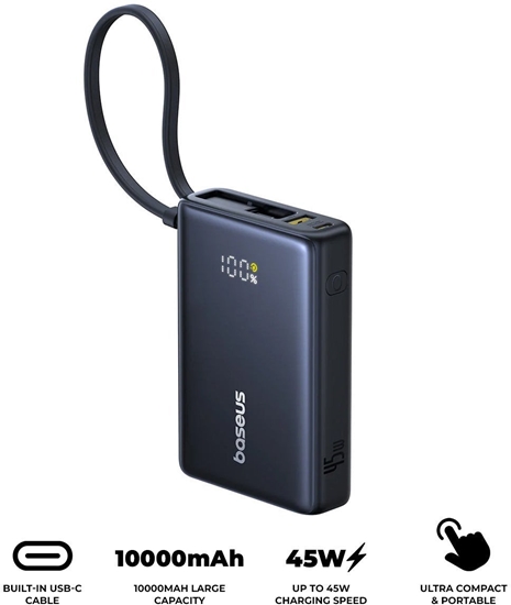 Picture of Baseus PicoGo Power Bank 10000mAh 45W Schwarz