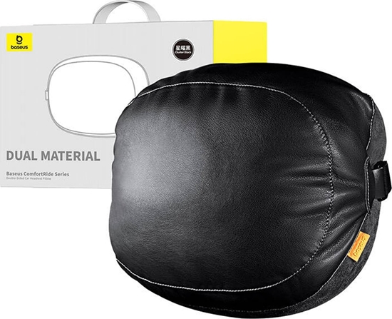 Picture of Baseus Double sided Car Headrest Mounted Pillow Baseus Comfort Ride (black)