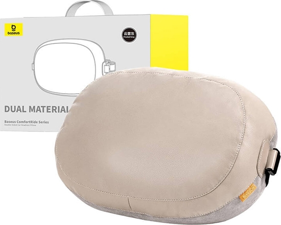 Picture of Baseus Baseus ComfortRide Series car headrest cushion with 2 materials - beige
