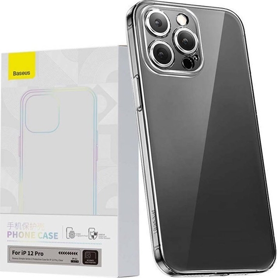 Изображение Baseus Przeroczyste Etui Baseus Simple do iPhone 12 Pro